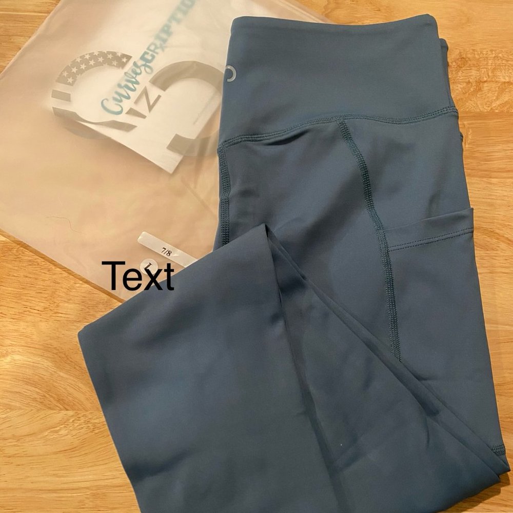 Curves & Combat Boots CRVS - Leggings Teal - NWT - Large